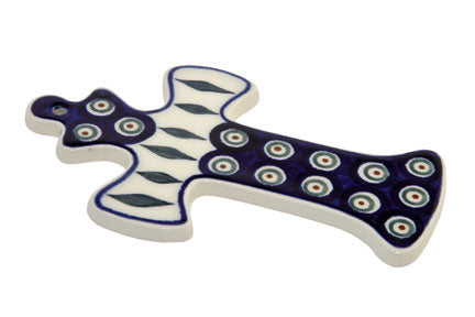 Peacock Cross Polish Pottery