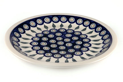 Peacock Small Dinner Plate Polish Pottery