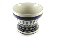 Peacock Small Flower Pot Polish Pottery
