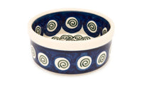 Peacock Swirl Small Ramekin Polish Pottery