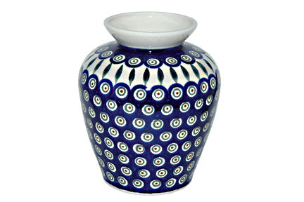 Peacock Medium Vase Polish Pottery