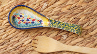 Prairie Garden Large Spoon Rest Polish Pottery