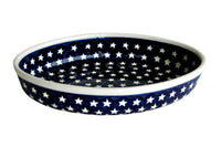 Stars Medium Oval Baker Polish Pottery