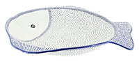 Polish Pottery Small Dots Large Fish Platter