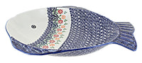 Polish Pottery Garden Bouquet Large Fish Platter