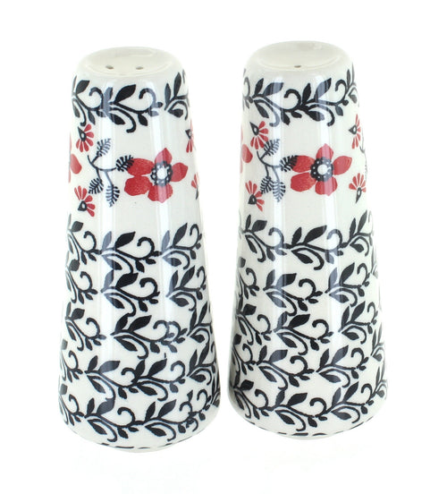 Polish Pottery Scarlett Ivy Salt & Pepper Shakers