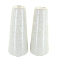 Polish Pottery White Lace Salt & Pepper Shakers