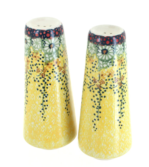 Polish Pottery Sunshine Grotto Salt & Pepper Shakers