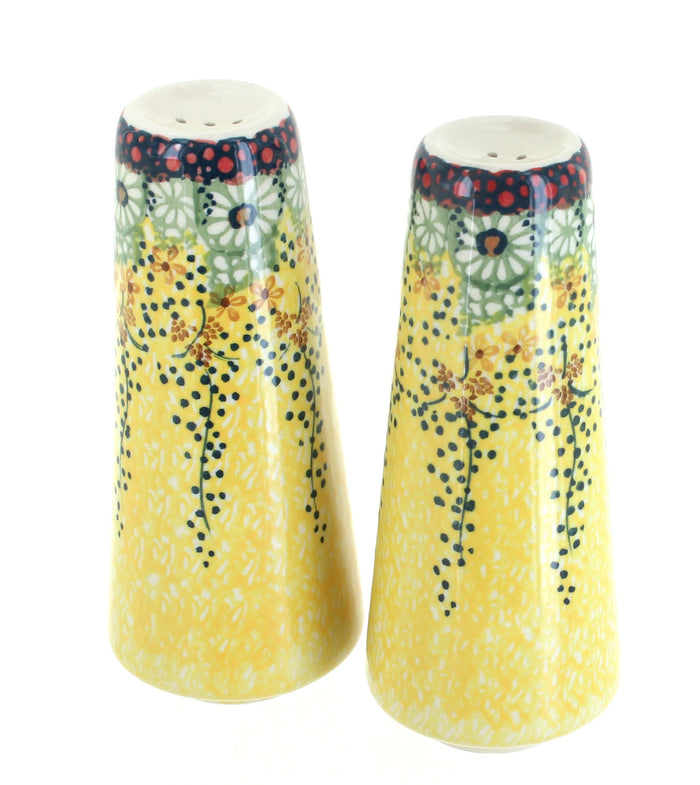 Polish Pottery Sunshine Grotto Salt & Pepper Shakers