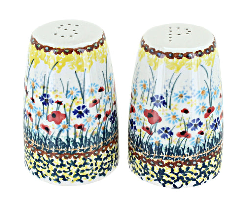 Polish Pottery Prairie Garden Salt & Pepper Shaker