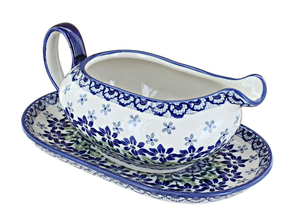 Hallsey Gravy Boat & Plate