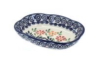Polish Pottery Garden Bouquet Soap Dish
