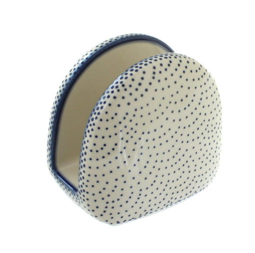 Polish Pottery Small Dots Napkin Holder