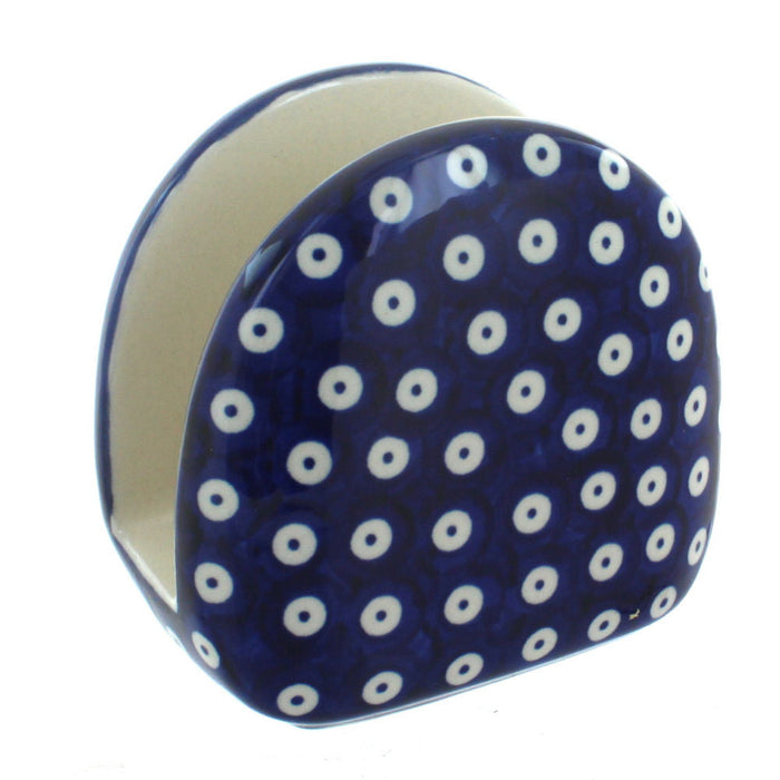 Polish Pottery Dots Napkin Holder
