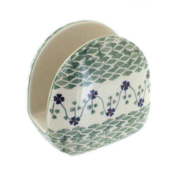 Sage Floral Napkin Holder