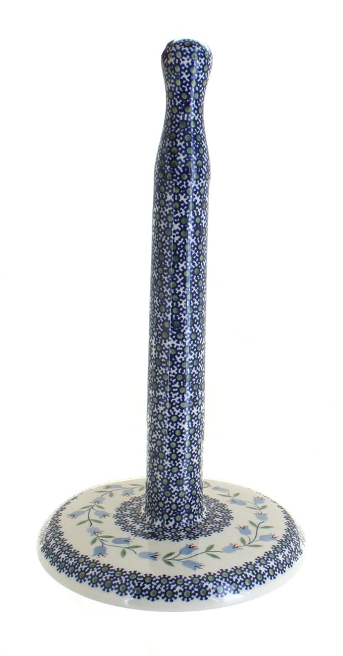 Polish Pottery Tulip Paper Towel Holder