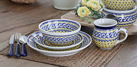 Saffron Dinner Plate Polish Pottery