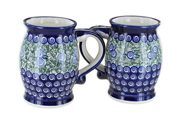 Seaside Swirl Beer Mug Set