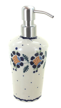 Polish Pottery Sunflower Soap Dispenser