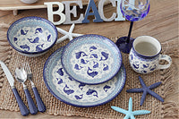 Summer Fun 4 PC Place Setting - Service for 1 Polish Pottery