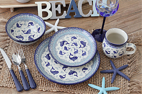 Summer Fun Bubble Mug Polish Pottery