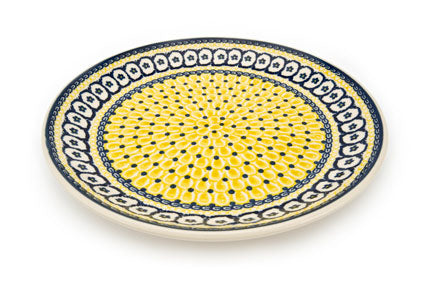 Saffron Dinner Plate Polish Pottery