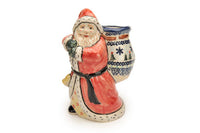 Reindeer Delight Santa Claus Polish Pottery