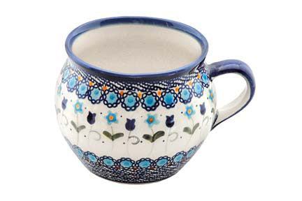 Savannah Bubble Soup Mug Polish Pottery