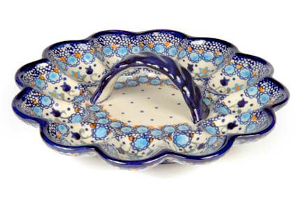 Savannah Egg Plate Polish Pottery
