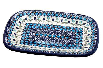 Savannah Medium Rectangular Serving Platter Polish Pottery
