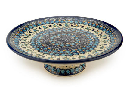 Savannah Cake Plate Polish Pottery