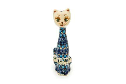 Savannah Small Cat Polish Pottery