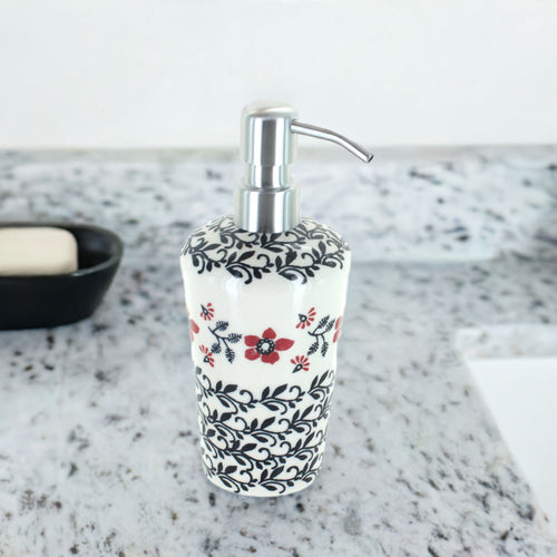 Scarlett Ivy Soap Dispenser Polish Pottery