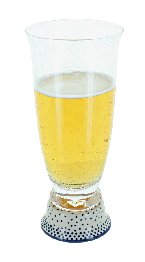 Polish Pottery Small Dots Beer Glass