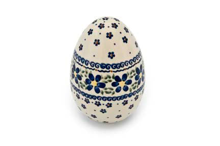 Spring Blossom Large Decorated Egg Polish Pottery