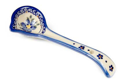 Spring Blossom Gravy Ladle Polish Pottery