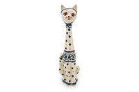 Spring Blossom Large Cat Polish Pottery