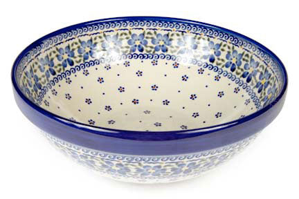 Spring Blossom Medium Serving Bowl Polish Pottery