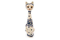 Spring Blossom Small Cat Polish Pottery