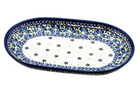 Spring Blossom Medium Oval Dish Polish Pottery