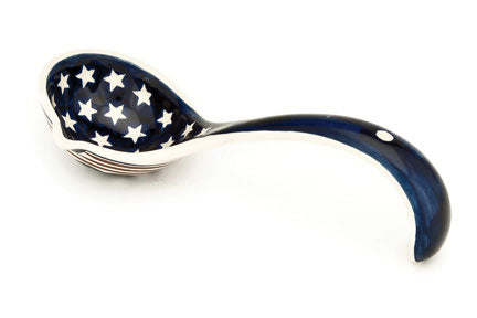 Stars & Stripes Soup Ladle Polish Pottery