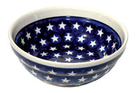 Stars Cereal/Soup Bowl Polish Pottery