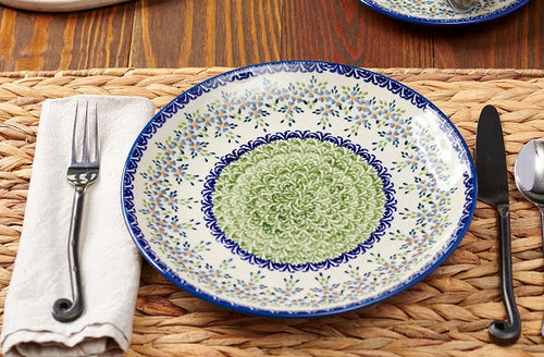 Summer Vine Dinner Plate Polish Pottery