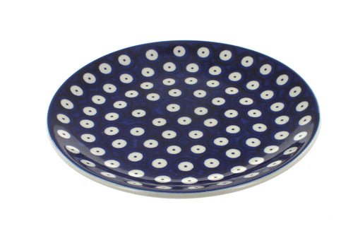 Polish Pottery Dots Dessert Plate