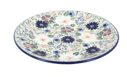 Polish Pottery Carnival Dessert Plate