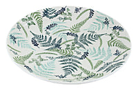 Polish Pottery Woodland Fern Dinner Plate