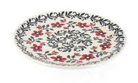 Polish Pottery Scarlett Ivy Dessert Plate