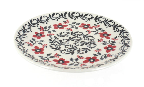 Polish Pottery Scarlett Ivy Dessert Plate
