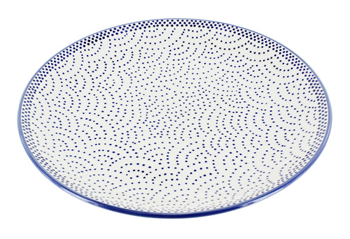 Polish Pottery Small Dots Dinner Plate