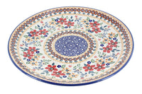 Polish Pottery Red Daisy Dinner Plate